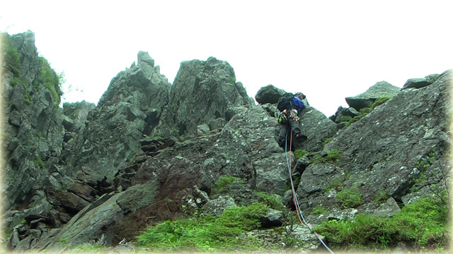 稲子岳・南壁